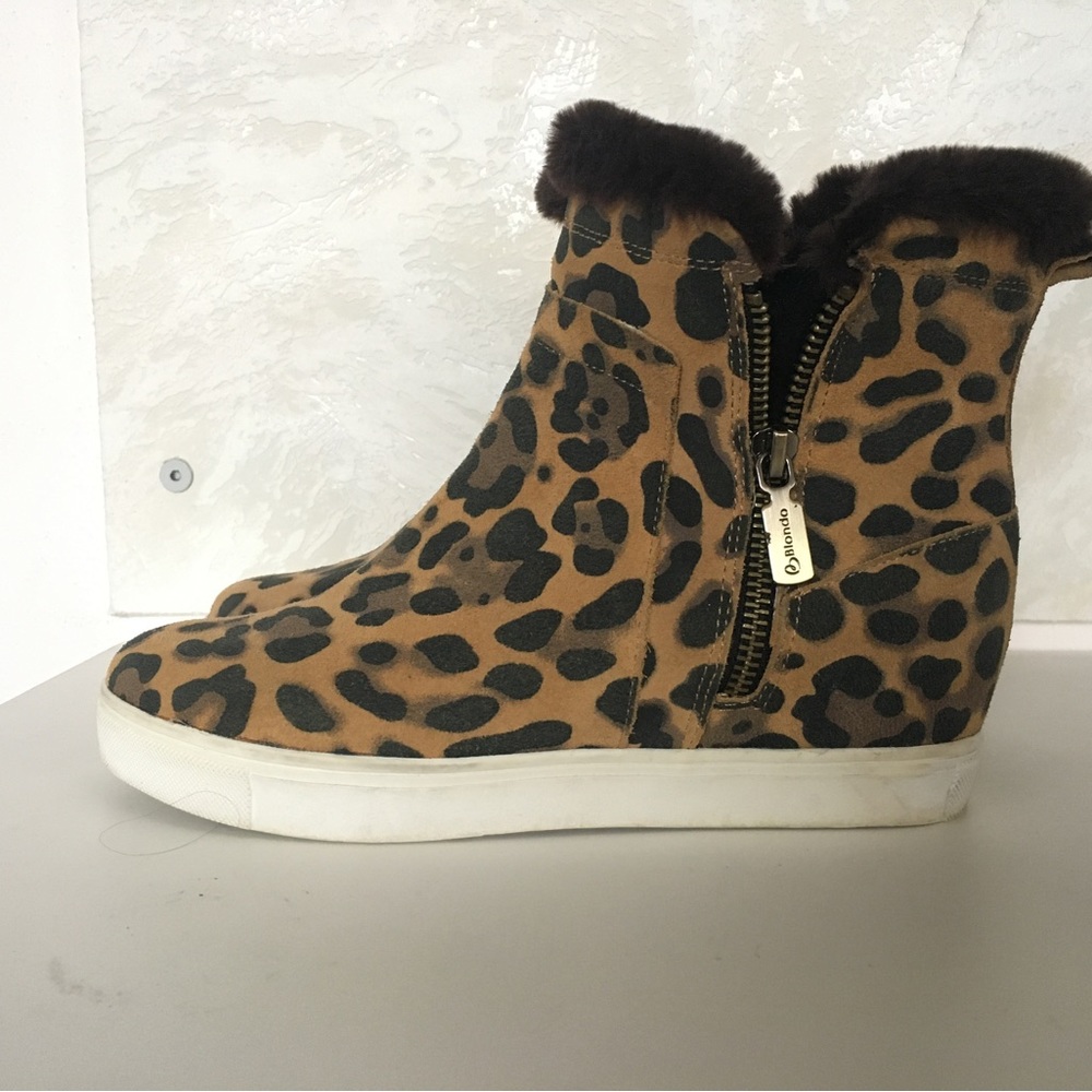 Blondo NEW waterproof leather fur boots